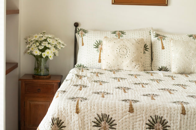 Lorikeet Kantha Quilt