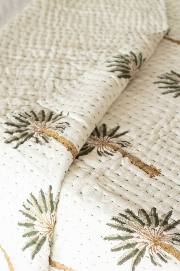 Lorikeet Kantha Quilt